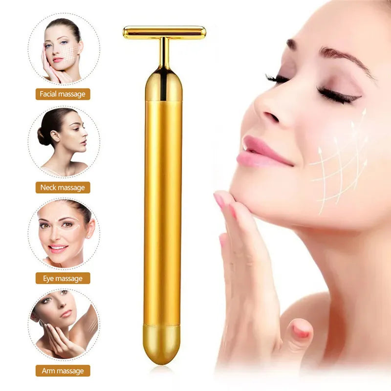 24k Gold Face Lift Bar Roller